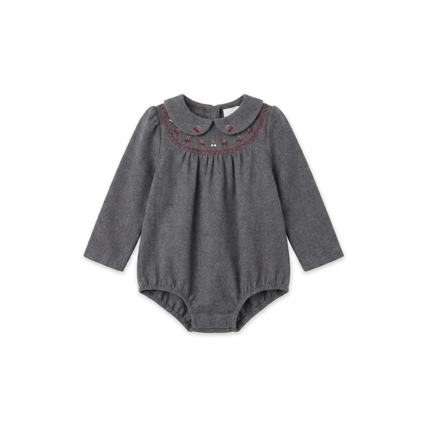 Cherry Embroidered Bubble