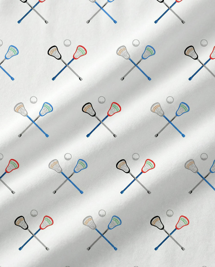 The Organic Short Sleeve Pajama Set [Lacrosse]