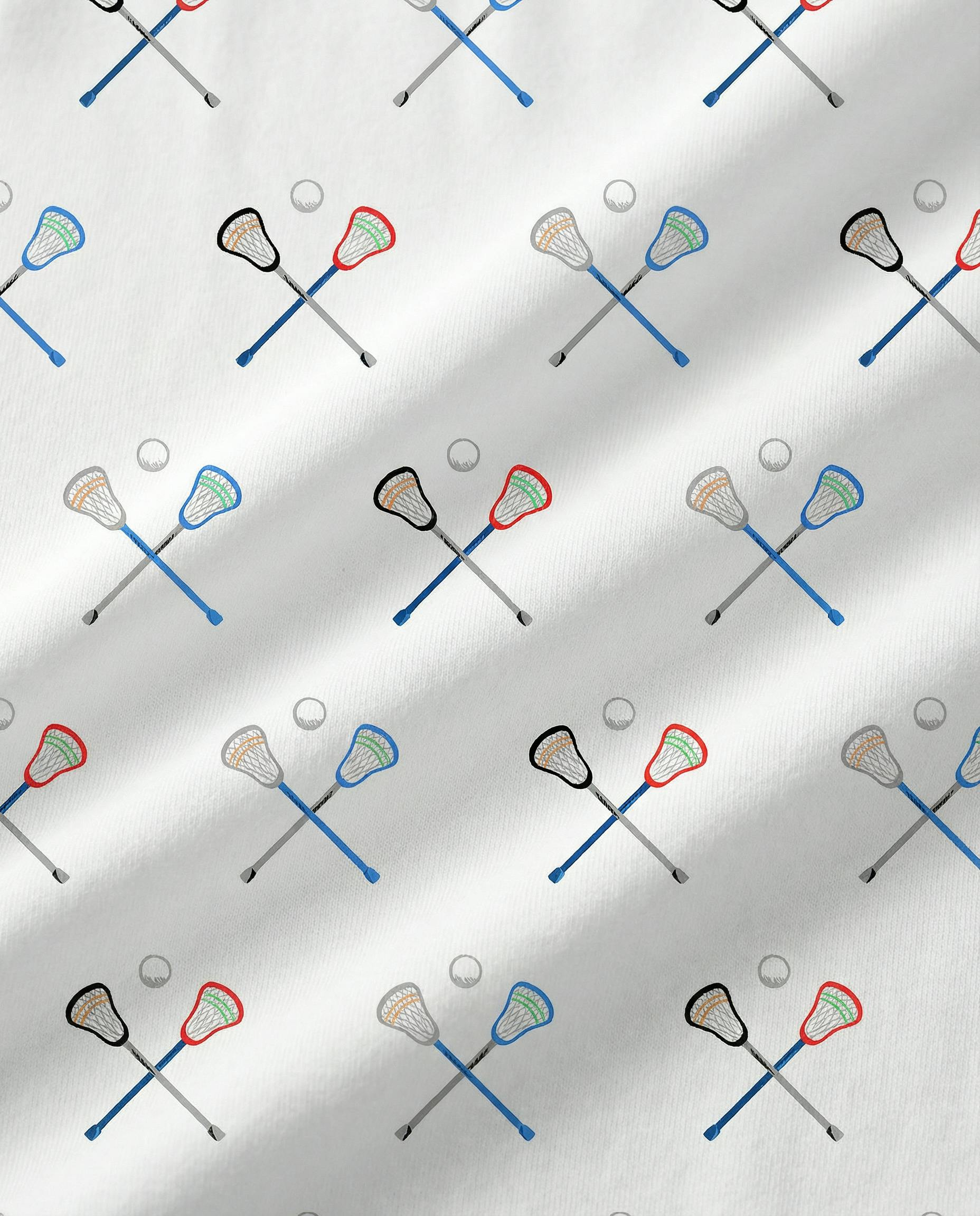 The Organic Short Sleeve Pajama Set [Lacrosse]