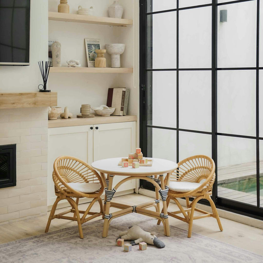 Handcrafted - Maya Kids Chair (Natural) - Rattan Wicker