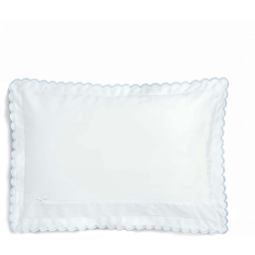Picnic Gingham Toddler Pillow - Blue