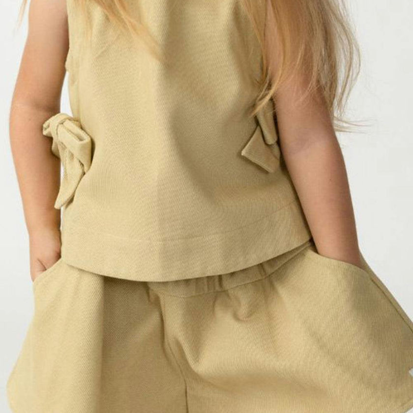 Mazena Shorts | Vintage Khaki