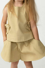 Mazena Shorts | Vintage Khaki