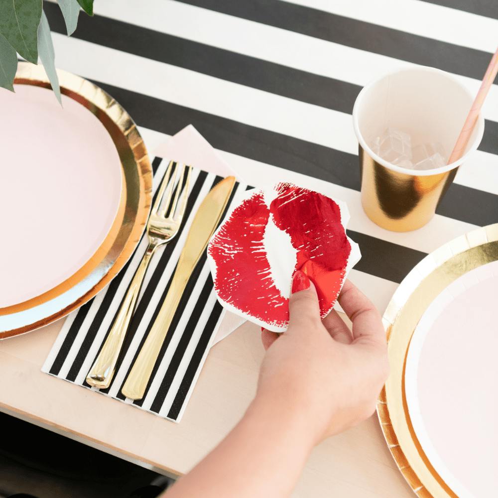 Lip Cocktail Napkins