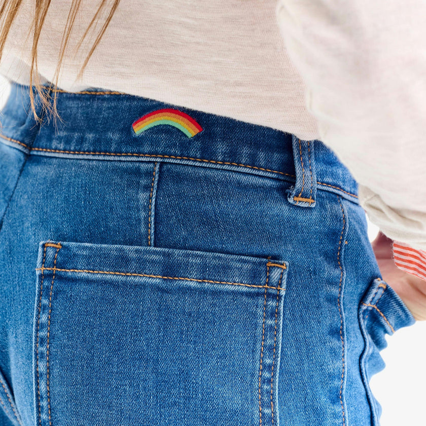 Kids patch pocket jean