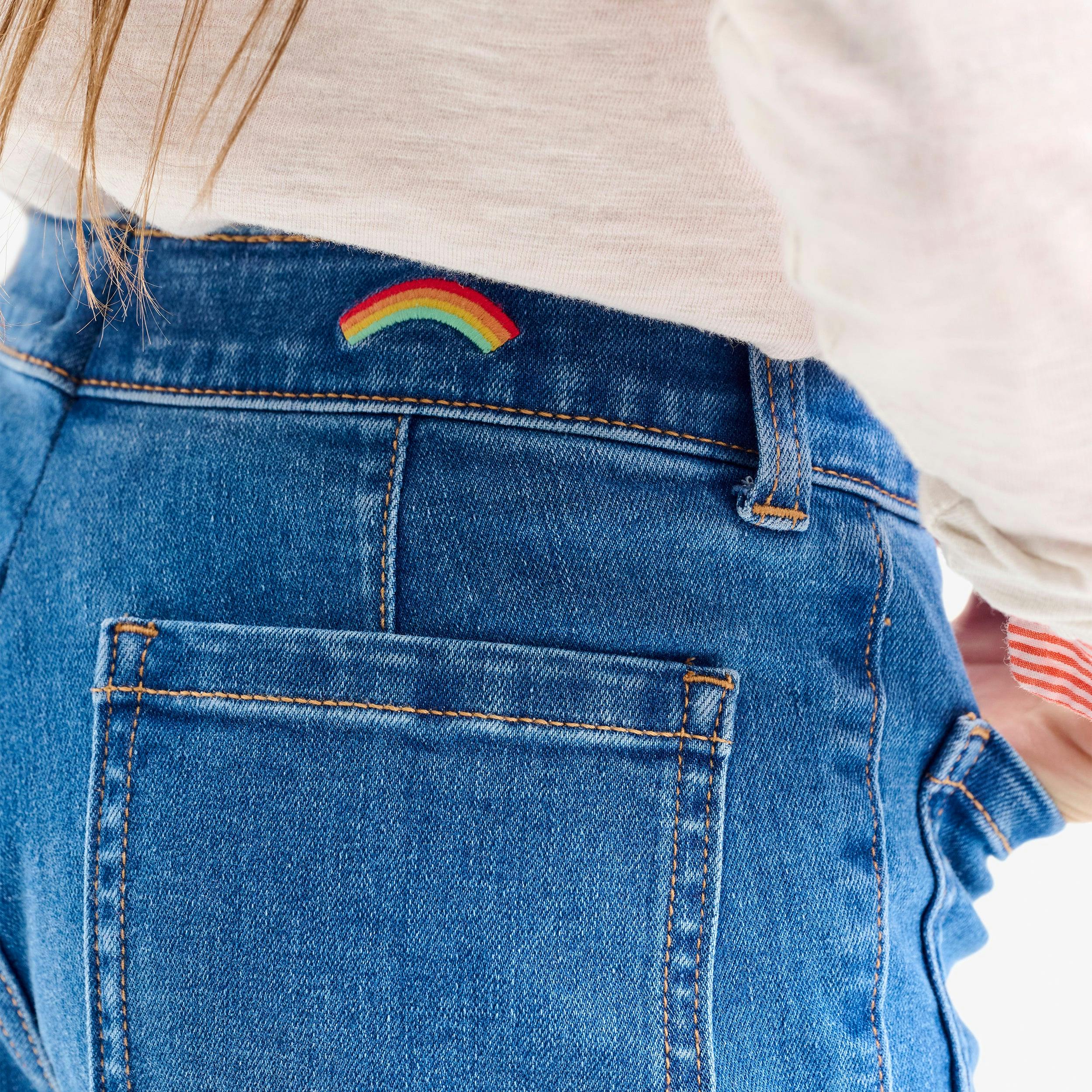 Kids patch pocket jean