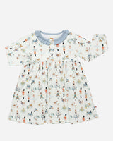 BB Button LS Dress