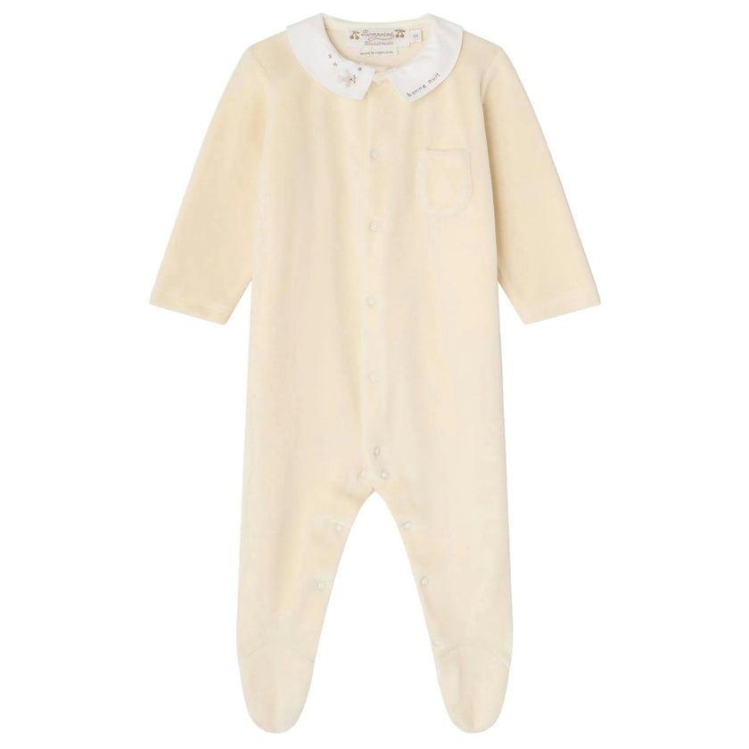 BONPOINT Tilouan Bonne Nuit Pajamas - Cream