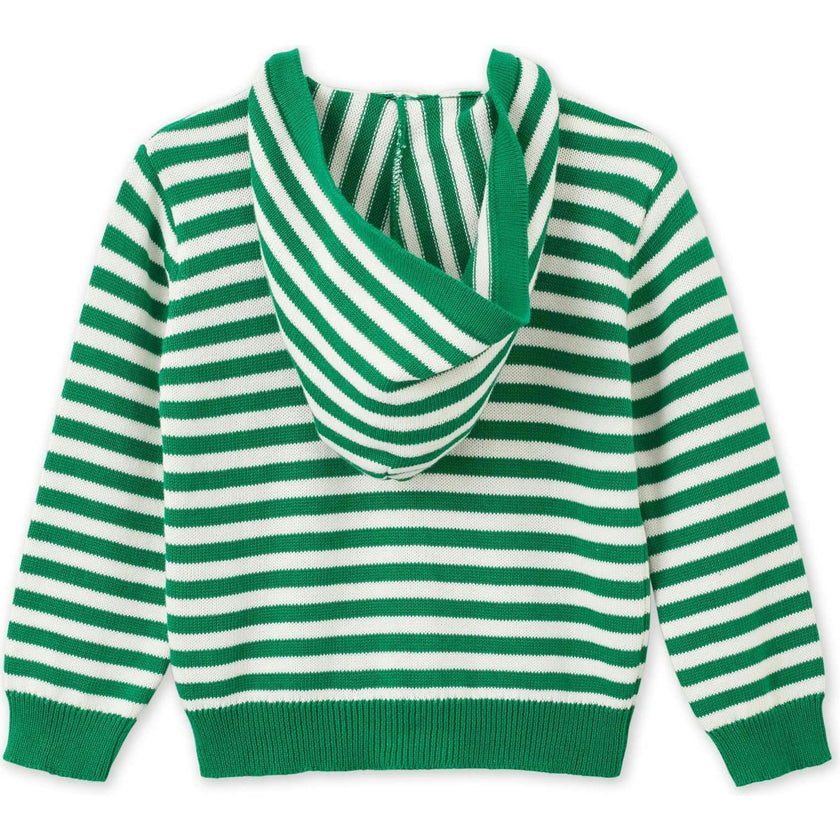 Organic Cotton Knit Cardigan, Multi