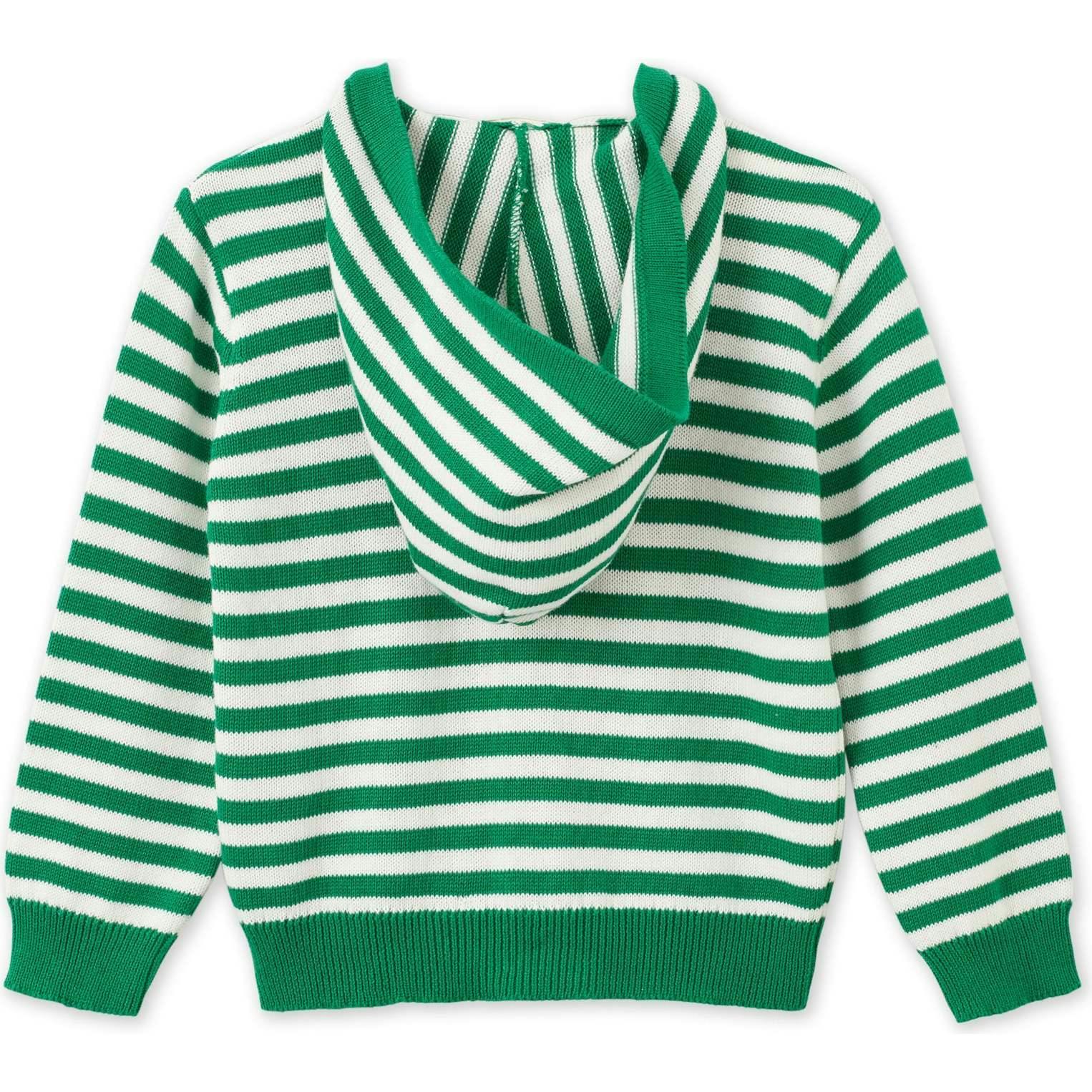Organic Cotton Knit Cardigan, Multi