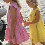 girls blush drop waist dress
