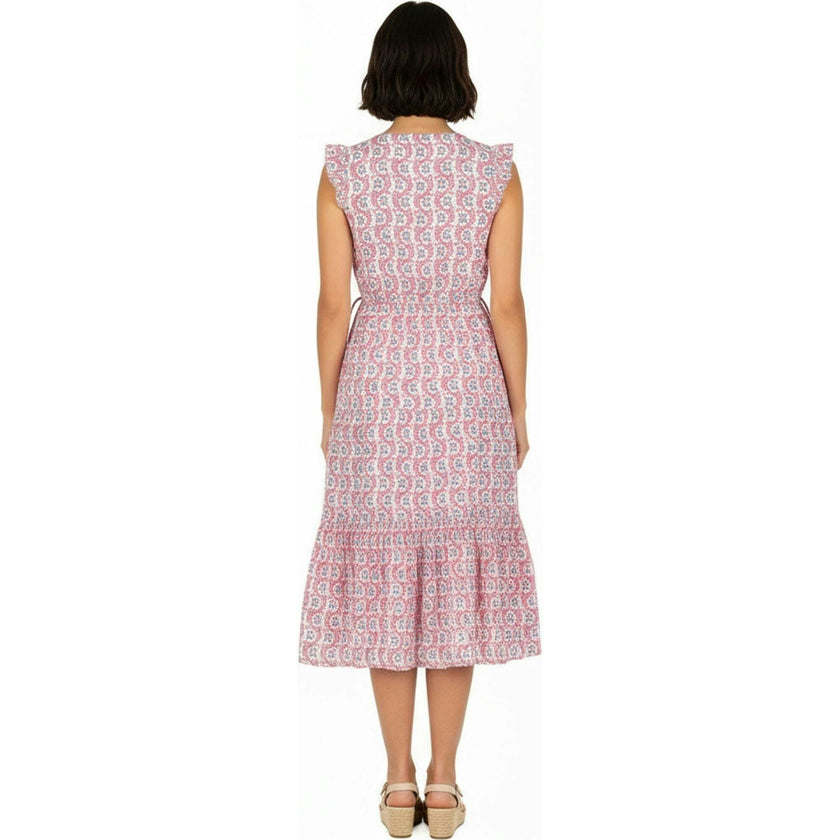 Giselle Womens Maxi Dress Jaipur Bloom, Pink