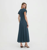 The Clare Dress - Juniper Foulard