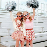 Gingham Printed Tulle Tiered Tutu