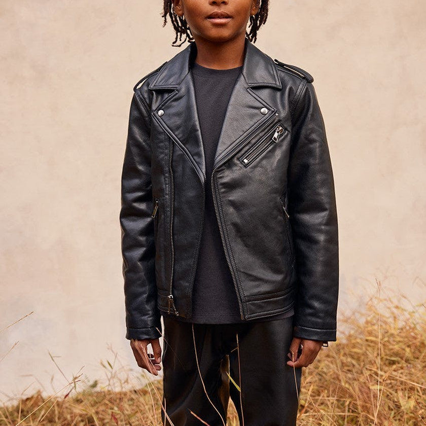 Faux Leather Moto Jacket