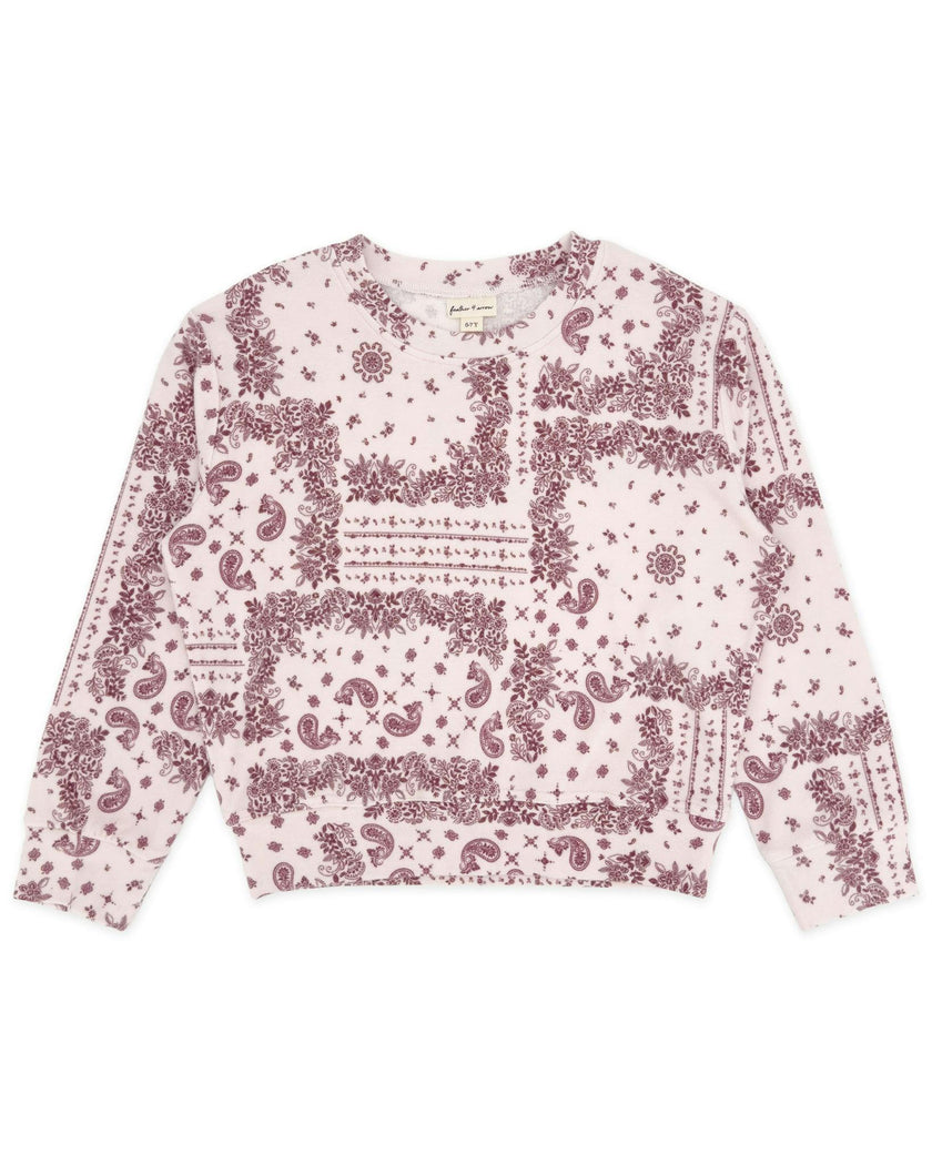 Luna Bandana Hacci Top - Pink Marshmallow