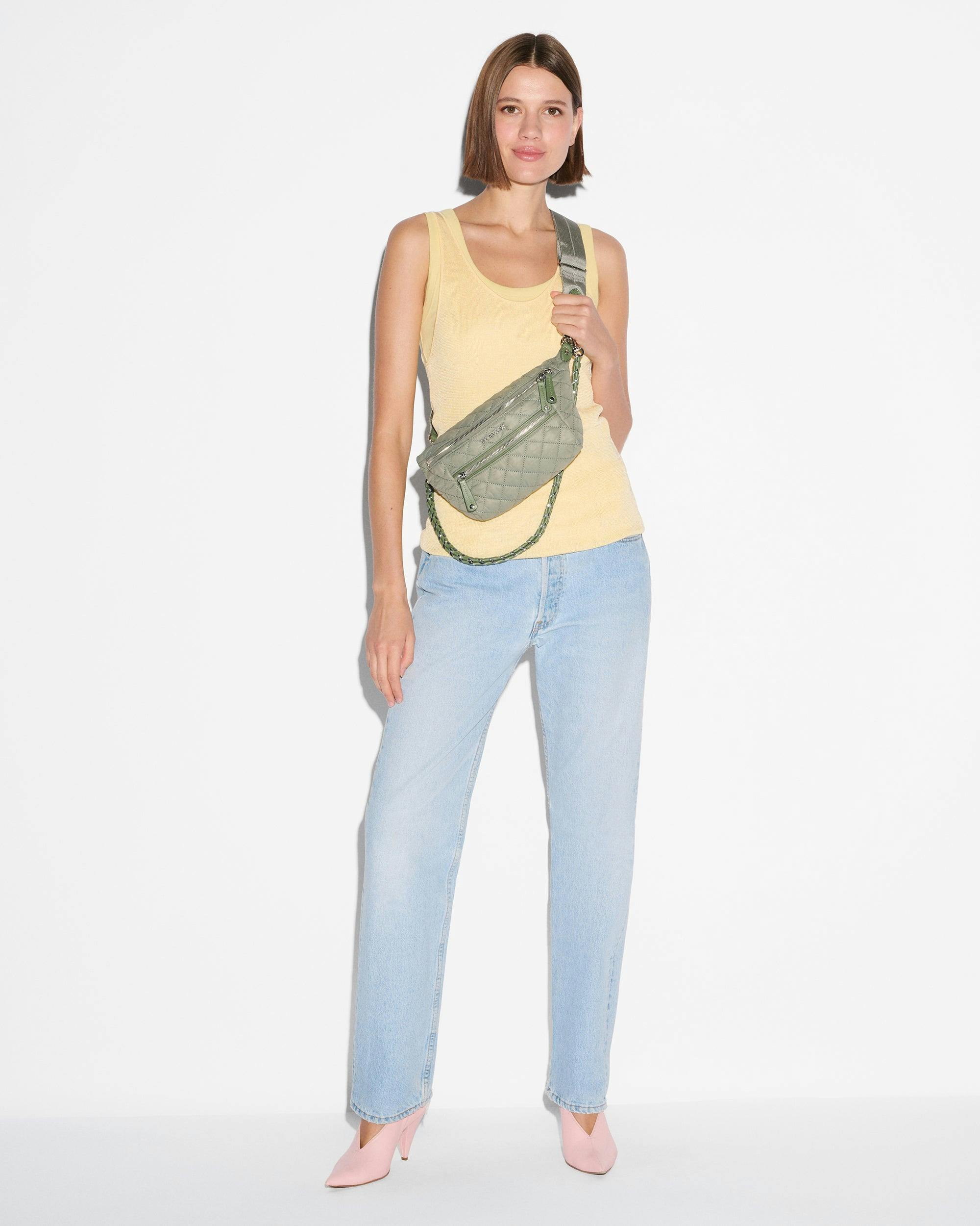Agave Green Small Crosby Crossbody Sling