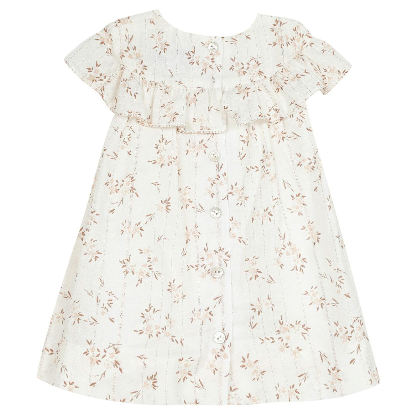 Ditsy Floral Ruffled Baby Dress
