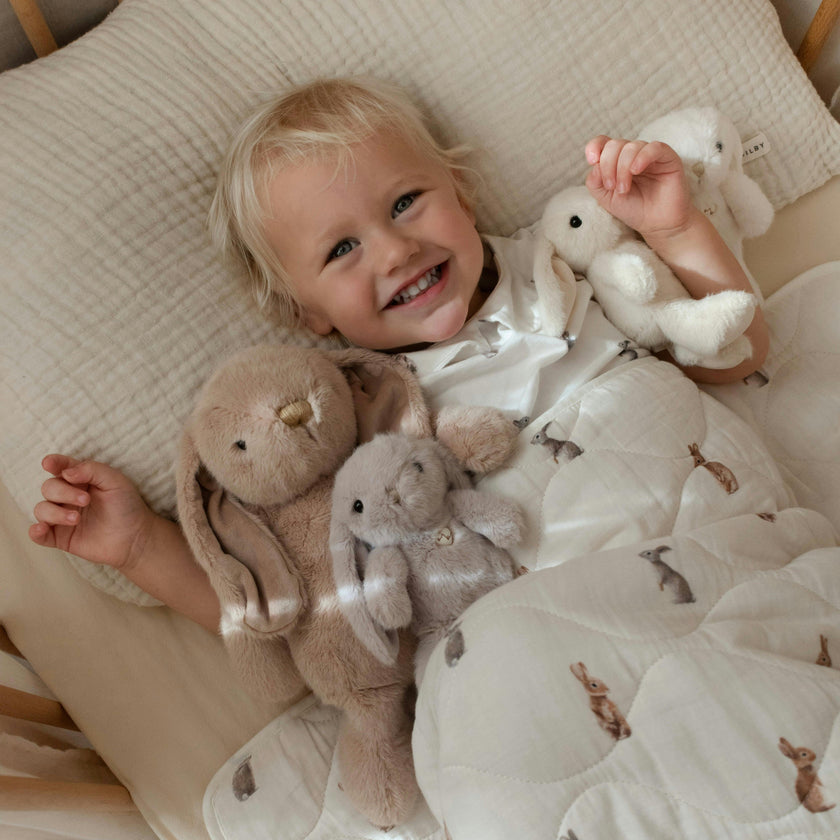 Quilted baby blanket - Bunny