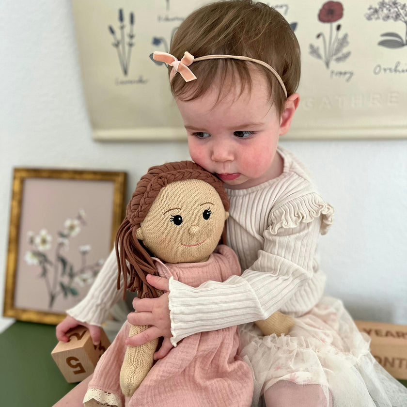 The Clementine collective knitted doll Clara