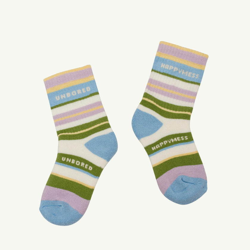 children's socks - pastel stripes