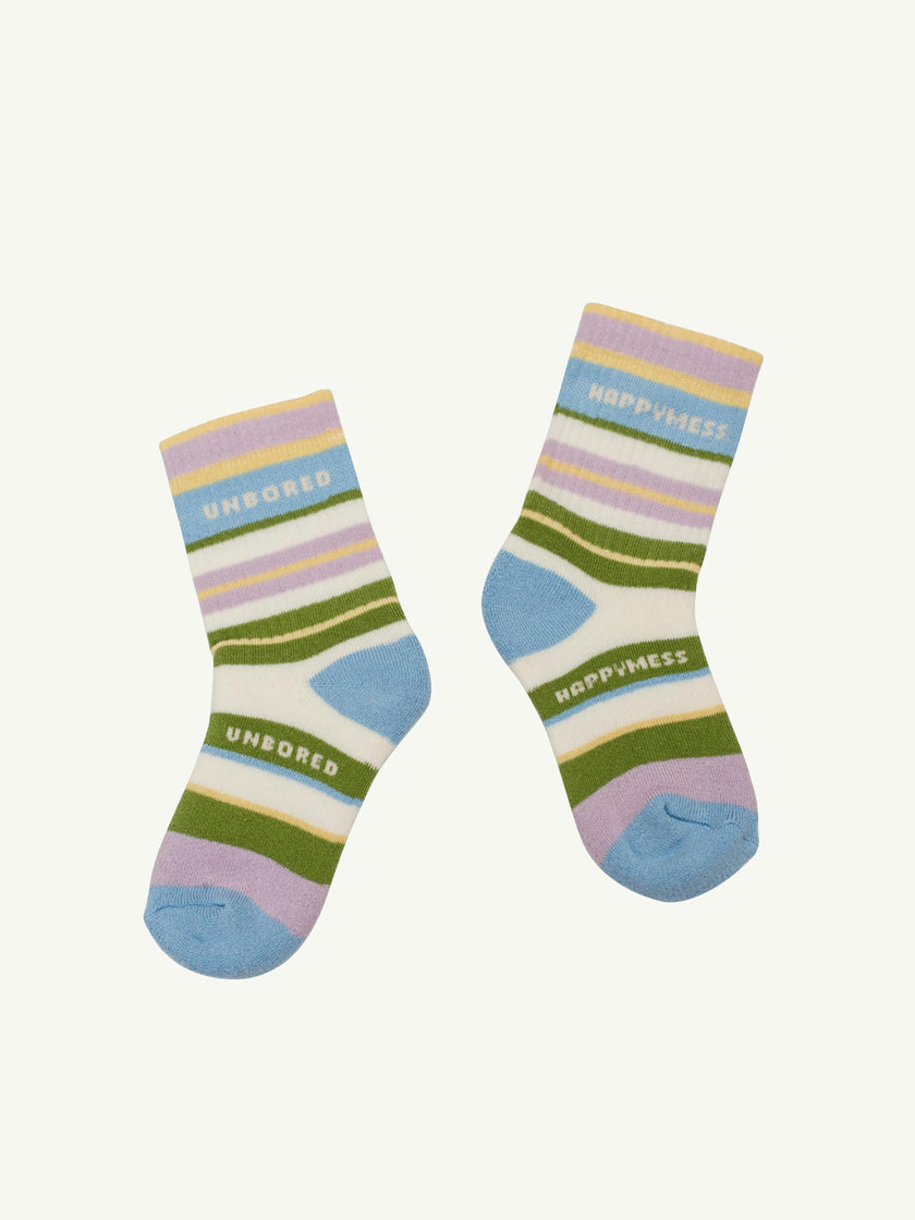 children's socks - pastel stripes