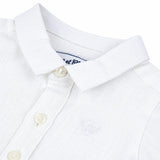 TARTINE ET CHOCOLAT Short Sleeve Baby Chemise - Blanc