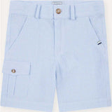 Seersucker Cargo Shorts