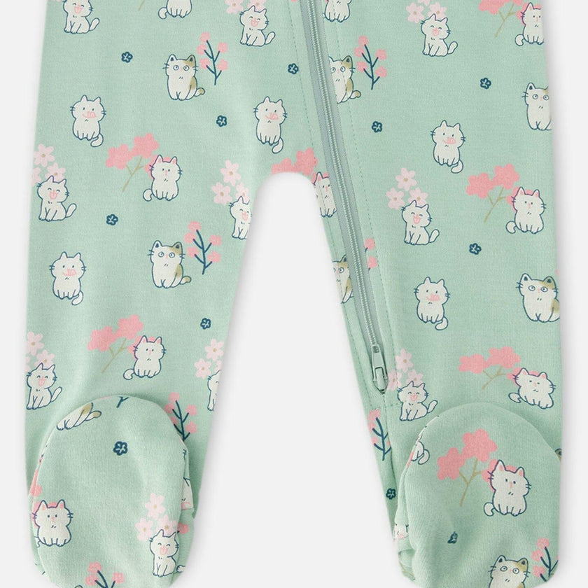 Organic Cotton Baby One-Piece Pajamas