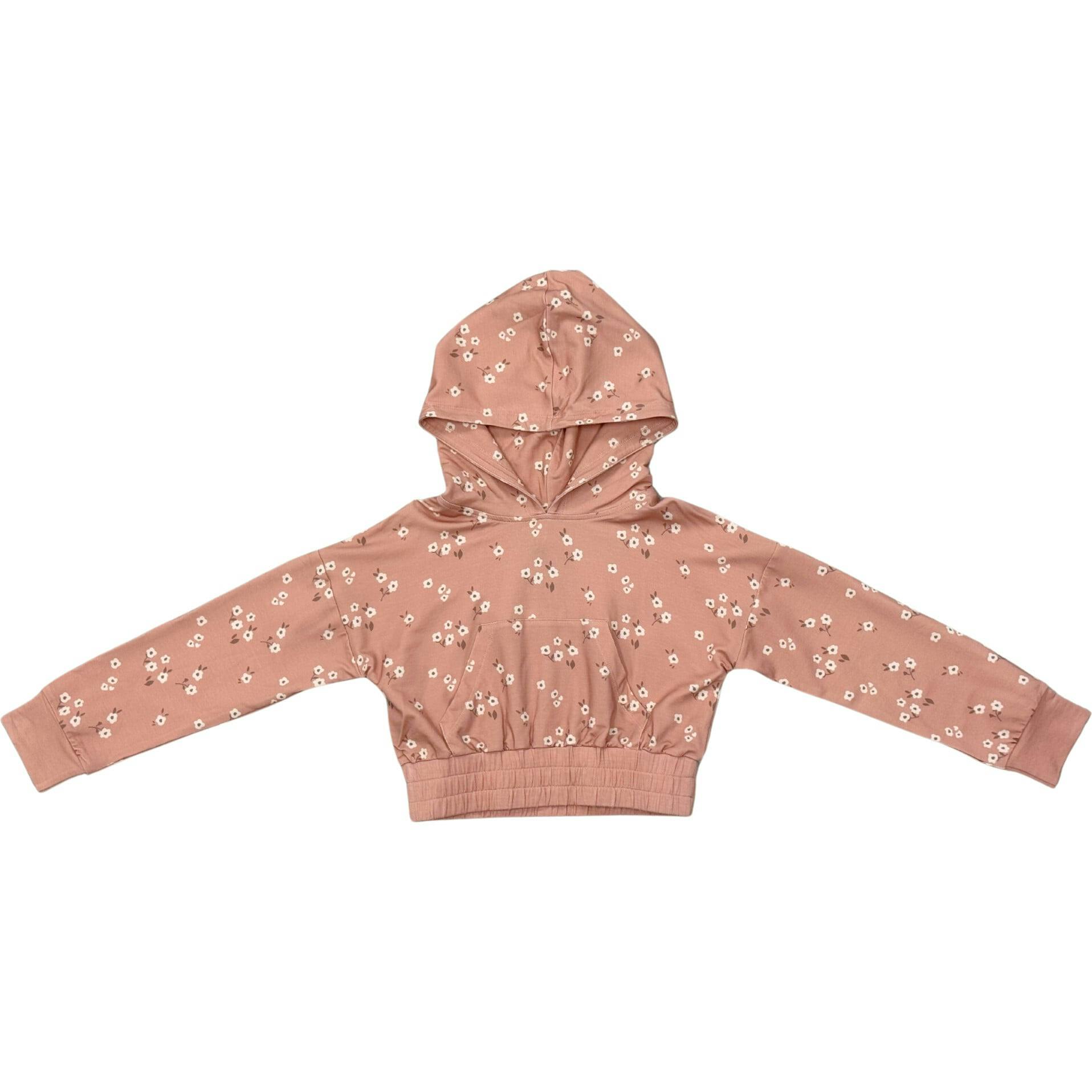 Girl's Hoodie Pullover Heart Twinkle Floral