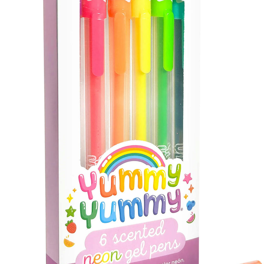 Yummy Yummy Scented Gel Pens - Neon - Set of 6