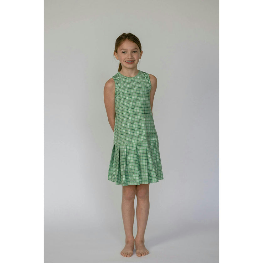 Tennis Dress in Apple Check