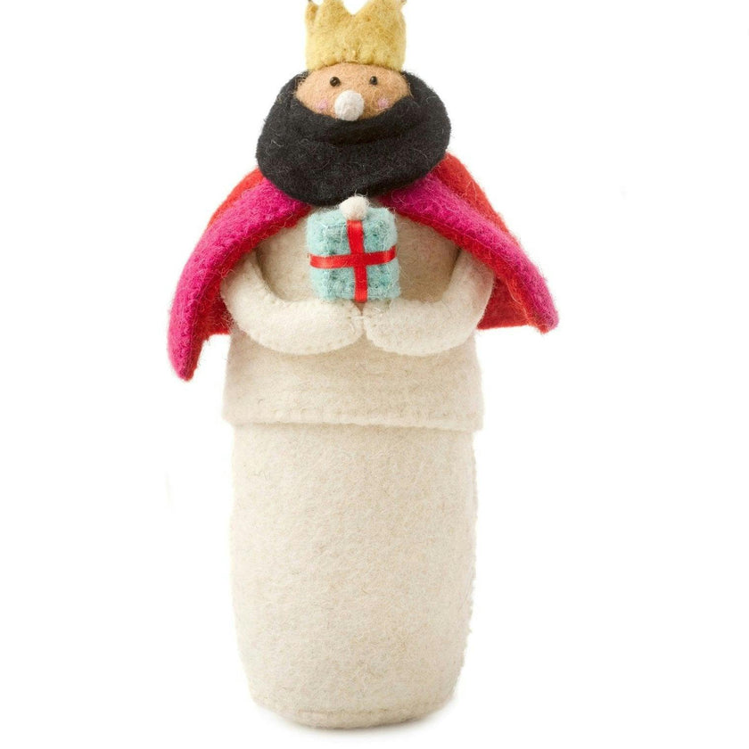 Handmade Nativity Scene Hand Felted Wool Arcadia Home