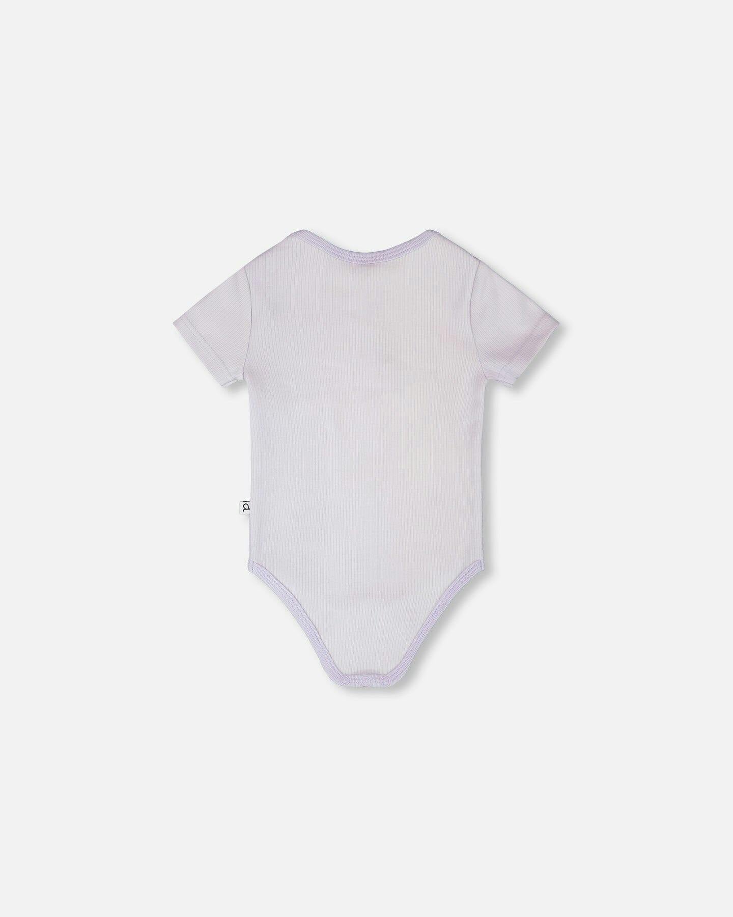 Evolutive Cotton Rib Jersey Onesie