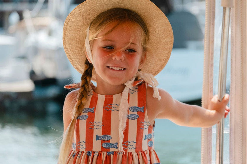 Piper Dress in Fiori di Mare