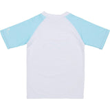 Light Blue Sleeve Sustainable SS Rash Top