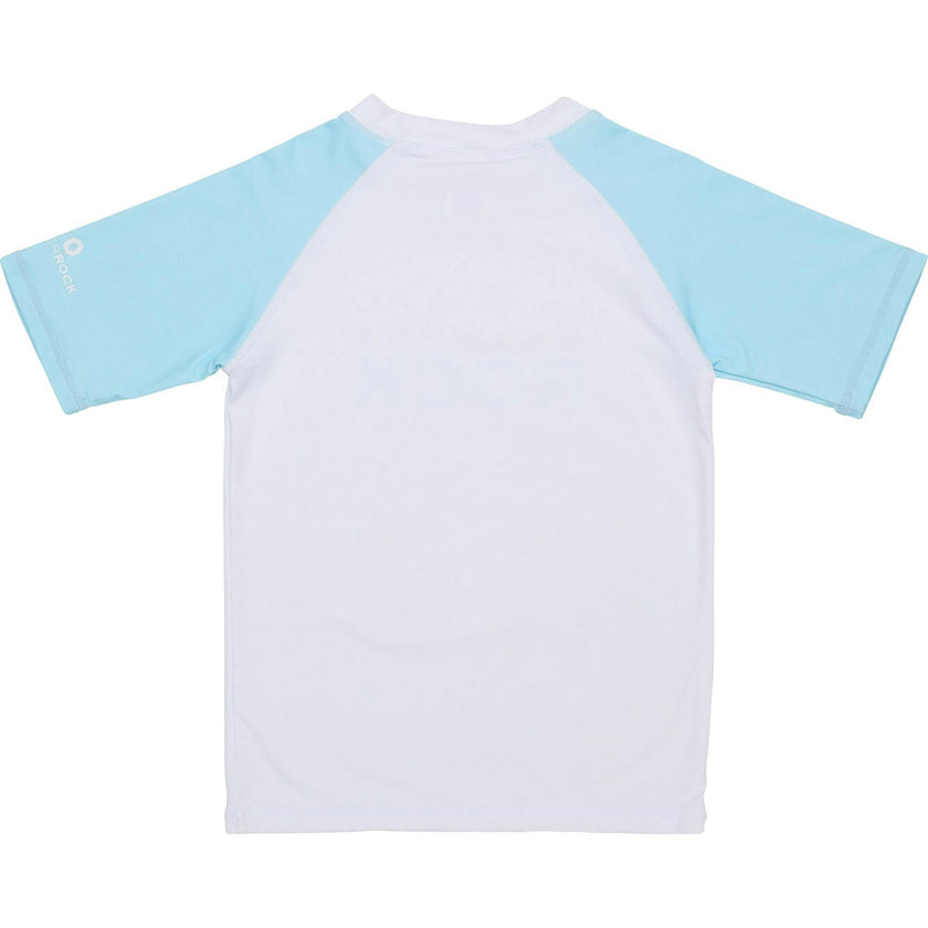 Light Blue Sleeve Sustainable SS Rash Top
