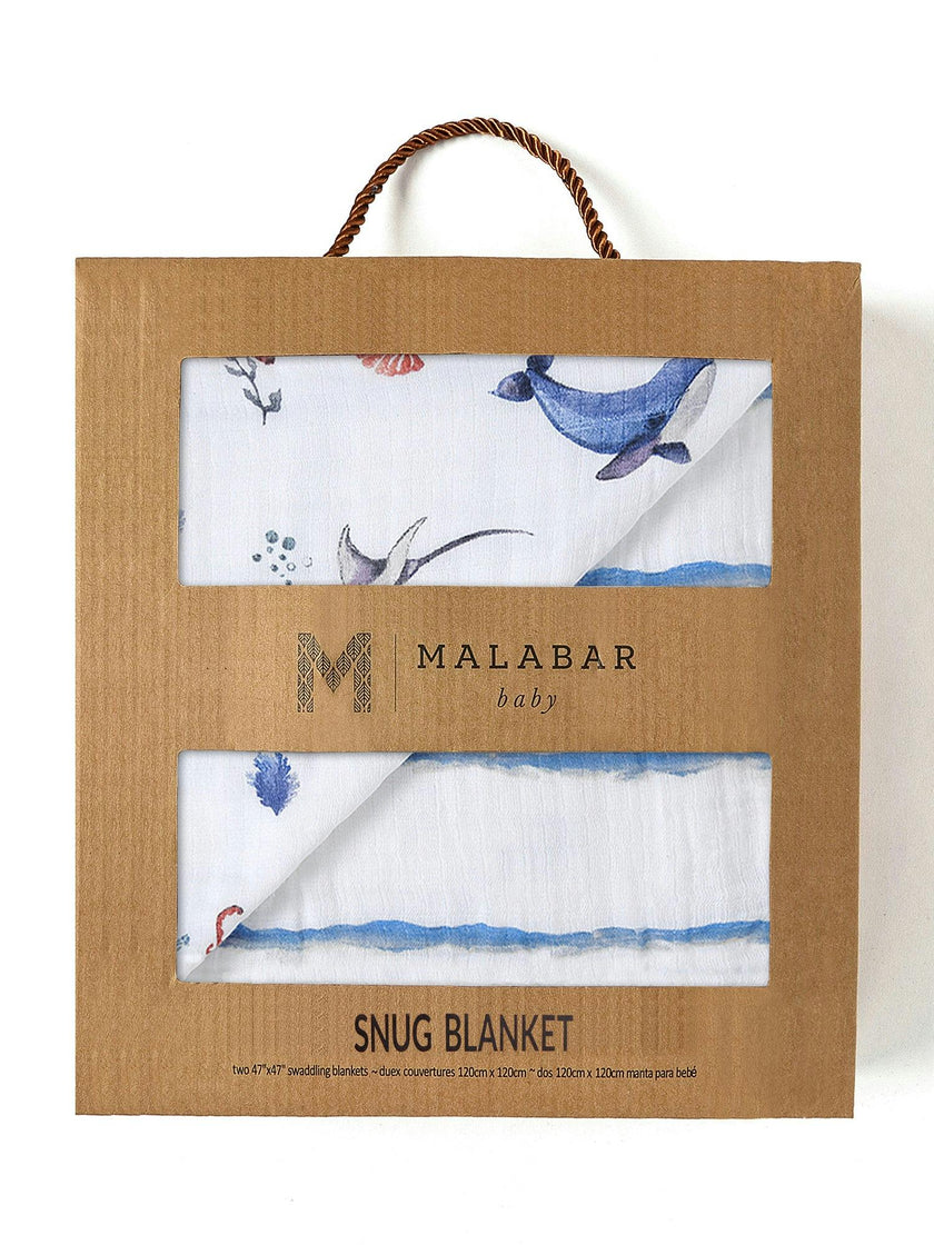 Organic Snug Blanket - Sardinian Summer