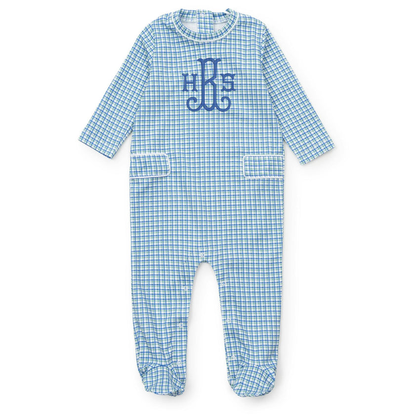 Preston Boys' Romper Hampton Plaid