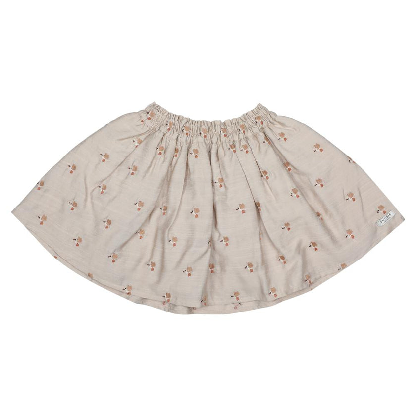 Cayley Skirt | Hummingbirds | Soft Taupe