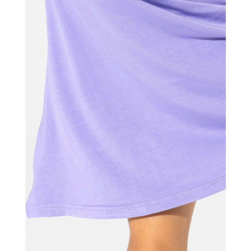 Poppin Purple Bamboo Girls' Short Sleeve Dress