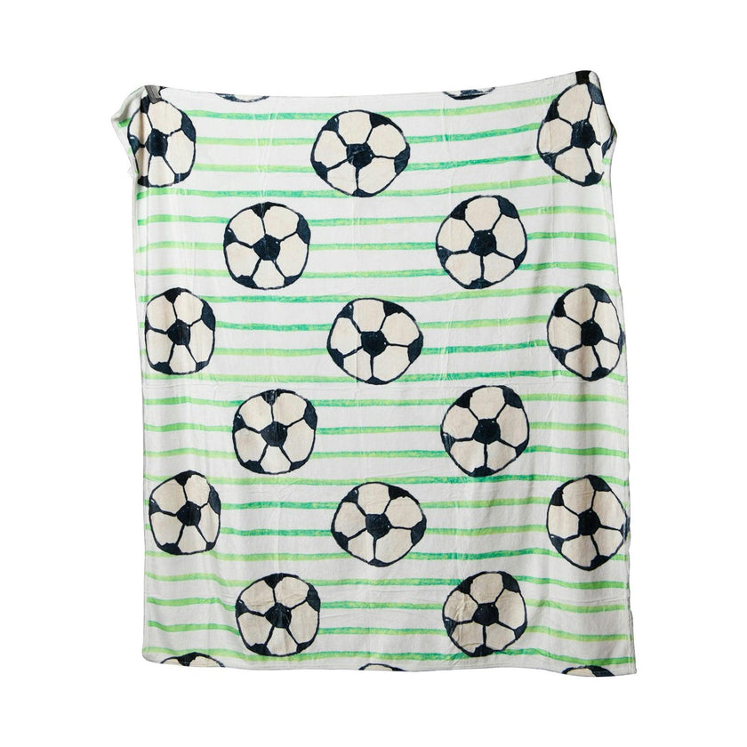 Soccer Minky Blanket