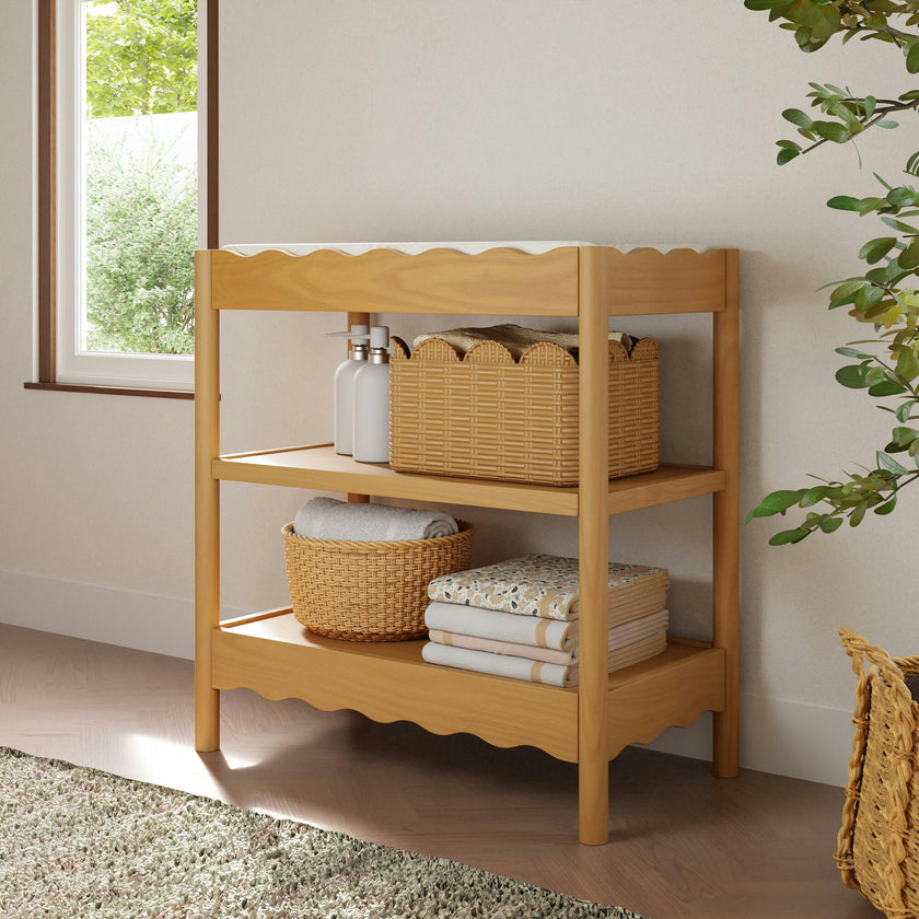 Swell Changing Table in Honey