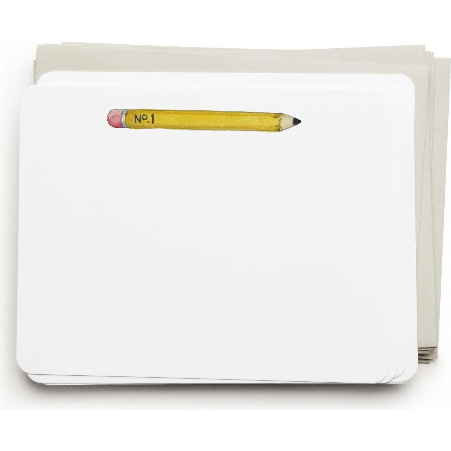 Set of 8 Flat Notecards
