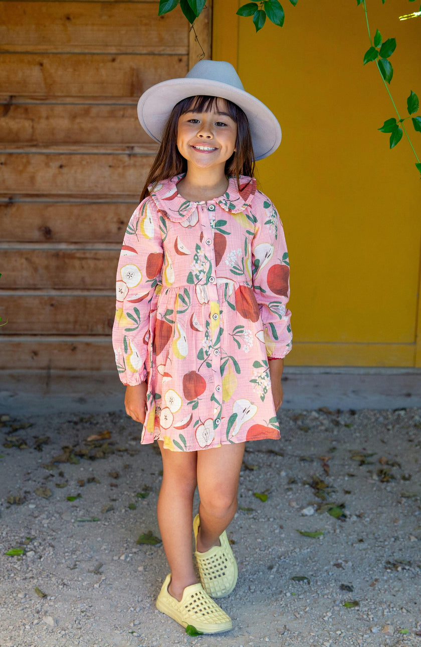 Pink Lady Dolly Shirt Dress
