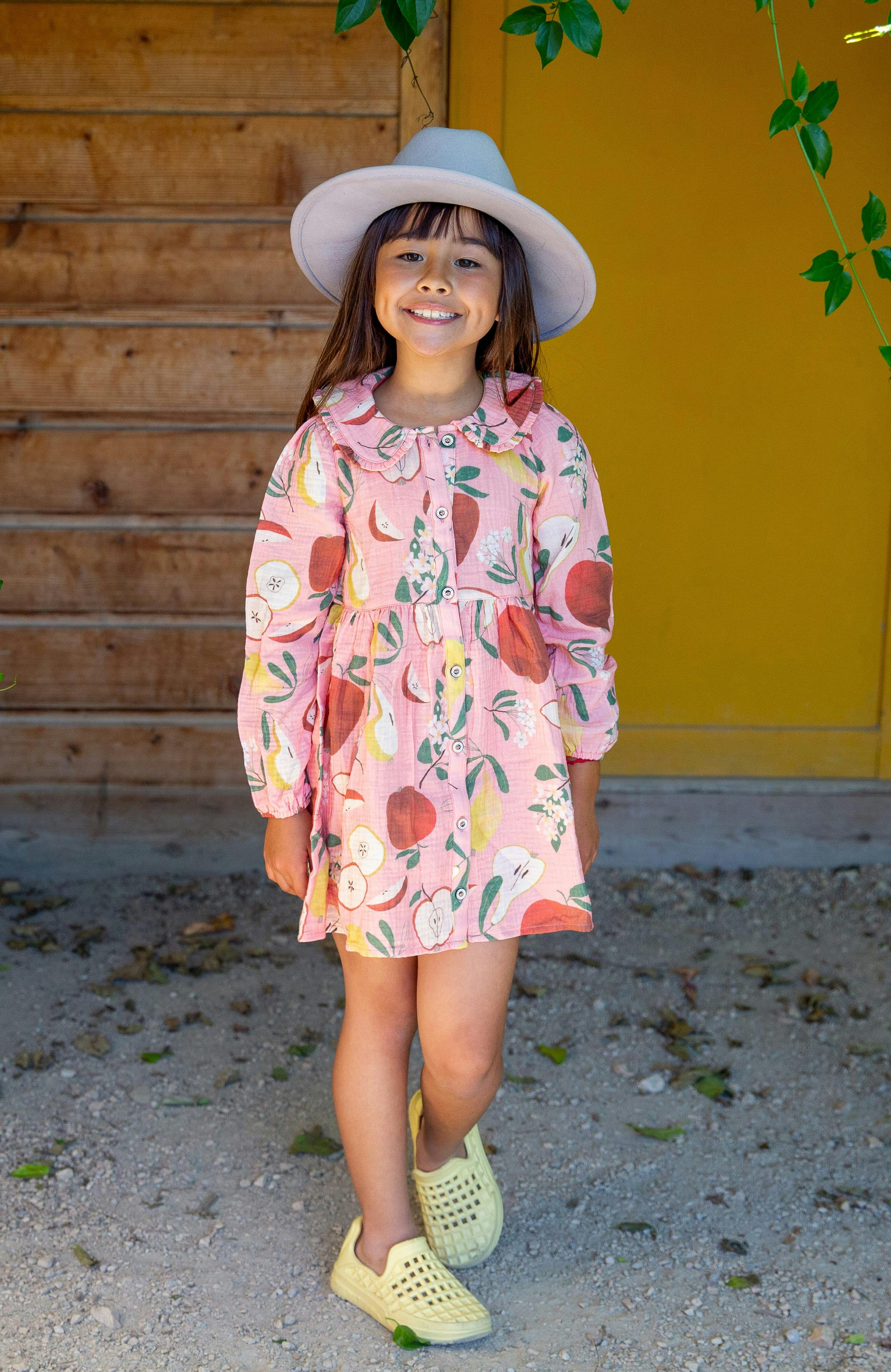 Pink Lady Dolly Shirt Dress