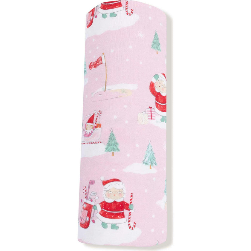 Golfing Mrs. Claus and Elves - Swaddle Blanket