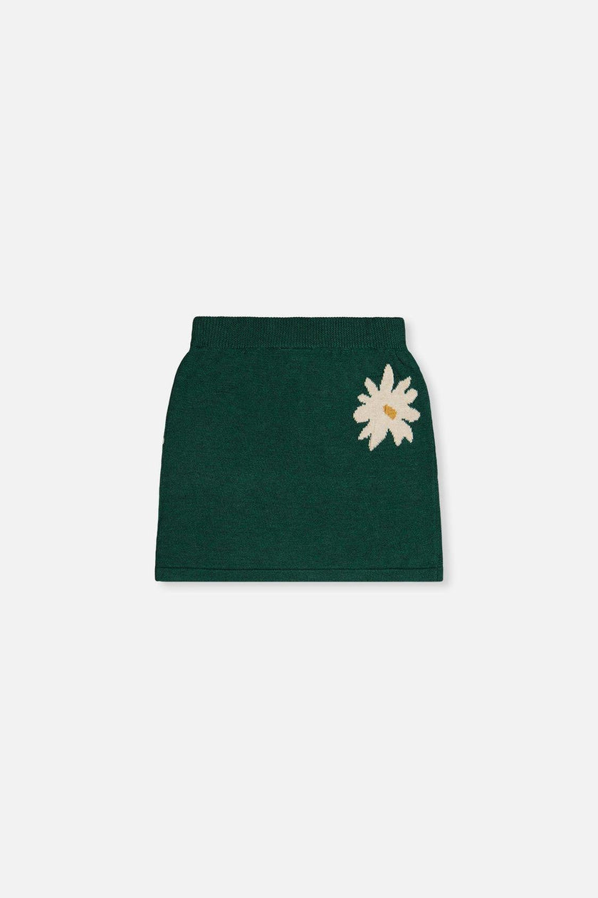 Knitted Skirt Jasper Printed Green