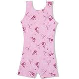 PLAYSUIT PINK LEOPARD BOWS