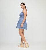 The Azalea Mini Nap Dress - Cornflower Ditsy Thistle